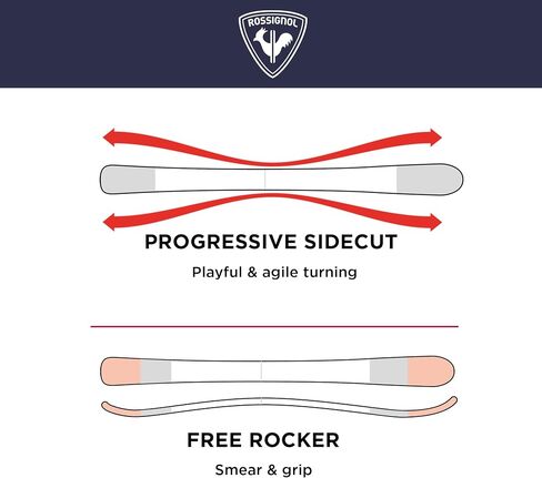 Rossignol Rallybird Soul Pro Xpress - زلاجات ثلجية على جبال الألب للنساء - زلاجات على المنحدرات in Saudi Arabia