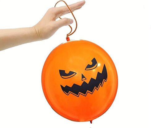 18pcs Halloween Spooky Punch Reaction Balls, 18 inch Large Party Favors, Treats, Goodie Bag Fillers, Party Game Supplies in Saudi Arabia