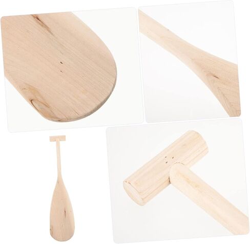 's Paddle Wood Trim Hand Decor Boat Oars Wooden Wood Oar Canoes Paddle Ornament Wooden Boat Oar Unisex Boats Paddle Canoes Paddle for Performance Toy Vintage in Saudi Arabia