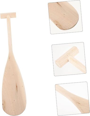 's Paddle Wood Trim Hand Decor Boat Oars Wooden Wood Oar Canoes Paddle Ornament Wooden Boat Oar Unisex Boats Paddle Canoes Paddle for Performance Toy Vintage in Saudi Arabia