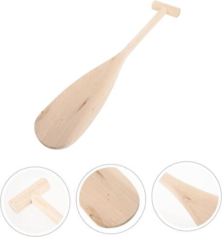 's Paddle Wood Trim Hand Decor Boat Oars Wooden Wood Oar Canoes Paddle Ornament Wooden Boat Oar Unisex Boats Paddle Canoes Paddle for Performance Toy Vintage in Saudi Arabia