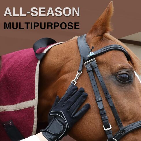 Riding Gloves Equestrian Women, Equestrian Gloves for Horseback Riding, Horse Riding Gloves for Equestrian Girls, Equestrian Show, Black Womens Glove, for Women Men, Winter Horse Riding Gear in Saudi Arabia