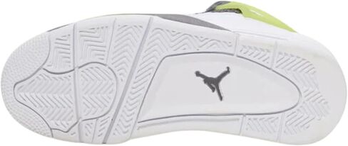 حذاء Nike Air Jordan 4 Retro (PS) للأطفال الكبار، أبيض/LT-Lemon Twist (HJ5990-100). in Kuwait