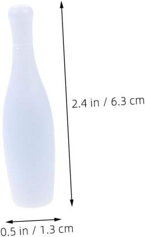 30Pcs Mini Bowling Pin Portable Table Bowling Accessories for Indoor Fun Family Gatherings and Skill Enhancement Compact and Convenient Bowling Game for Adults in Saudi Arabia