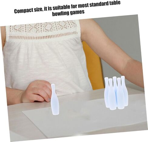 30Pcs Mini Bowling Pin Portable Table Bowling Accessories for Indoor Fun Family Gatherings and Skill Enhancement Compact and Convenient Bowling Game for Adults in Saudi Arabia