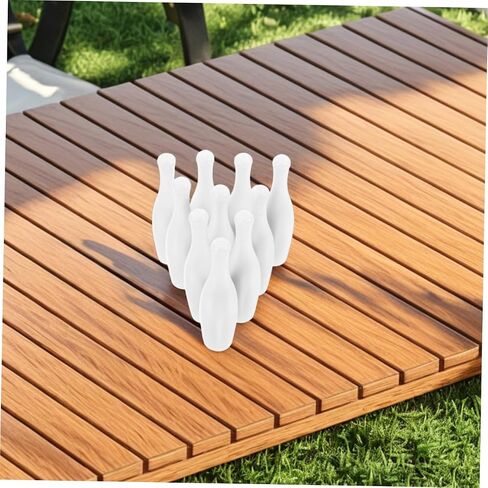 Kisangel 20pcs Miniature Bowling Pins Set Compact Tabletop Bowling Game for Adults for Indoor Fun Classroom Activities and Skill Development in Saudi Arabia