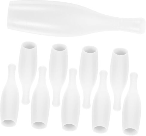 Kisangel 10Pcs Mini Bowling Pin Kit for HIPS Material Bowling Game Props for Tabletop Fun for Family and Friends in Saudi Arabia