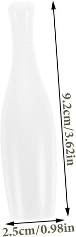 Kisangel 10Pcs Mini Bowling Pin Kit for HIPS Material Bowling Game Props for Tabletop Fun for Family and Friends in Saudi Arabia