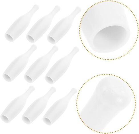 Kisangel 10Pcs Mini Bowling Pin Kit for HIPS Material Bowling Game Props for Tabletop Fun for Family and Friends in Saudi Arabia