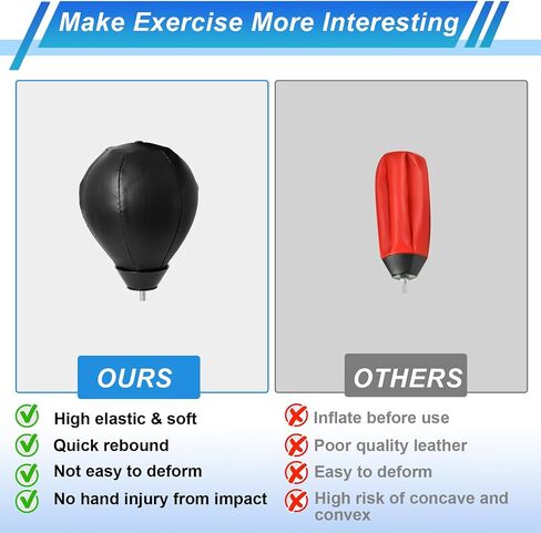 Cobras Reflex Bag Boxing | Boxing Speed Bag with Stand | 56-72in Height Adjustable, Standing Punching Bag for Adults | Speed Ball Kickboxing Bags for Training, Stress Relief and Fitness in Saudi Arabia