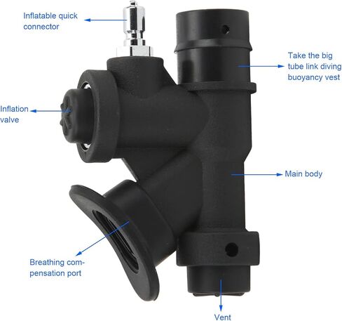 Diving BCD Power Inflator,Reliable Performance BCD Power Inflator,Exquisite Workmanship Comfortable Hand Feel BCD Power Inflator,for Standard 1 Inch Hose in Saudi Arabia