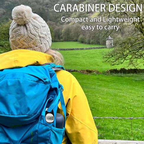 3D Pedometer with Carabiner, Accurate Step Tracker, Step Counter, Distance Tracker, 7 Days Memory, Calorie Counter for Men Women Kids Seniors in Saudi Arabia