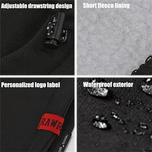 Agriculturi 3 in 1 Winter Ski Windproof Hood, Waterproof Fleece Lined Hood Hat, Suitable for Skiing, Hiking & Cycling in Saudi Arabia