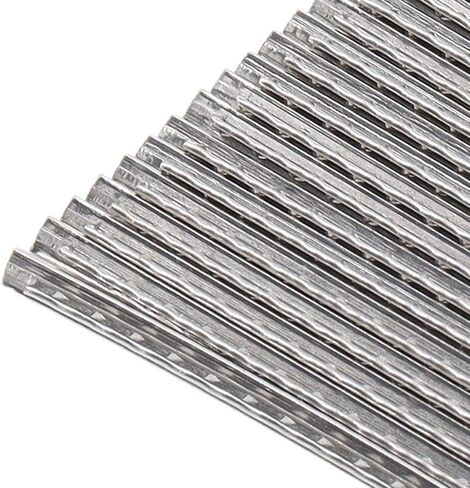 Stainless Steel Guitar Fret Wire, Durable Premium Fretwire for Electric Acoustic Bass Guitar, 24Pcs Replacement Frets with Easy Installation, Resistance Instrument Repair in Saudi Arabia