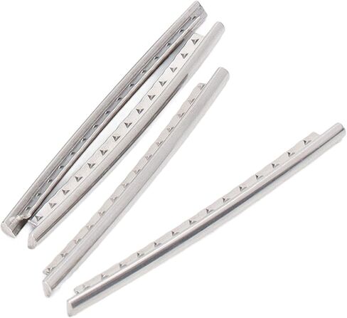 Stainless Steel Guitar Fret Wire, Durable Premium Fretwire for Electric Acoustic Bass Guitar, 24Pcs Replacement Frets with Easy Installation, Resistance Instrument Repair in Saudi Arabia