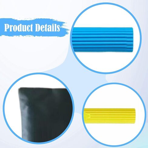 Twist Bar Flexible Home Gym Use Golf Training Workout Improve Grip Strength Wrist Resistance Bar Resistance Band for Athletes, 3 Pack Big Force in Saudi Arabia