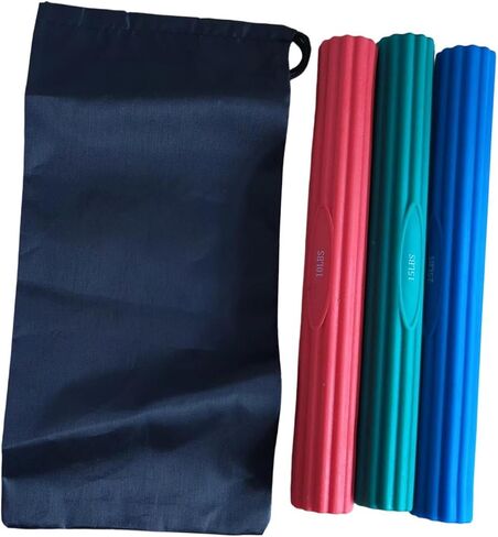 Twist Bar Flexible Home Gym Use Golf Training Workout Improve Grip Strength Wrist Resistance Bar Resistance Band for Athletes, 3 Pack Big Force in Saudi Arabia