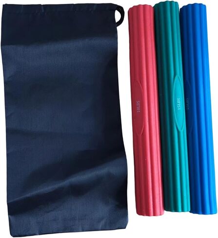 Twist Bar Flexible Home Gym Use Golf Training Workout Improve Grip Strength Wrist Resistance Bar Resistance Band for Athletes, 3 Pack Big Force in Saudi Arabia