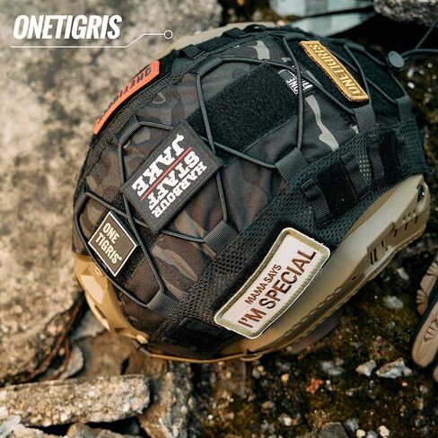 غطاء خوذة OneTigris، غطاء قماش تكتيكي للخوذة السريعة بمقاس L أو M/L، XL أو L/XL، خوذة صدمات بمقاس XL أو L/XL - ZKB12 بدون خوذة in Kuwait