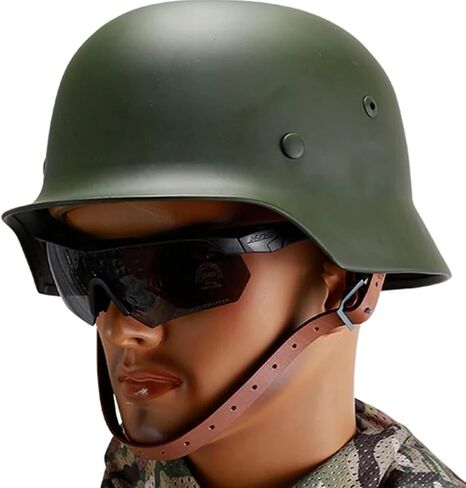 خوذة سيلفيد جرين WW2 الألمانية إيليت Wh Army M35 M1935 من الفولاذ Stahlhelm in Kuwait
