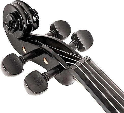 سيلفيو كمان كهربائي كامل الحجم 4/4، بيانو كهربائي صامت أسود للبالغين في سن المراهقة in Kuwait