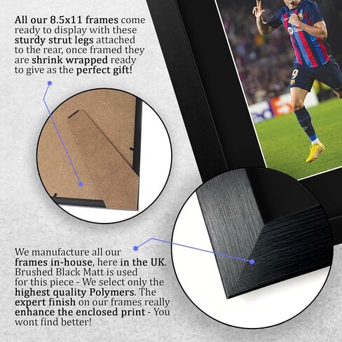 HWC Trading Robert Lewandowski Barcelona Gifts Printed Signed Autograph Picture for Soccer Fans and Supporters - US Letter Size in Saudi Arabia