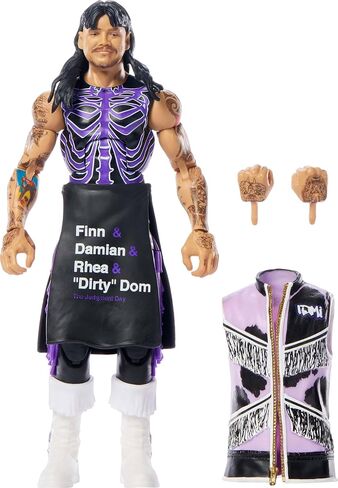 Mattel WWE Elite Action Figure & Accessories، السلسلة #119، دومينيك ميستيريو القابلة للتجميع مقاس 6 بوصات مع 25 نقطة مفصلية وأيدي قابلة للتبديل in Saudi Arabia