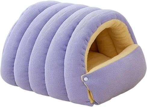Washable Cat Bed with Zipper Indoor Pet Bed with Removable Cover Soft Fleece Cat Bed(Carbon,Small) in Saudi Arabia