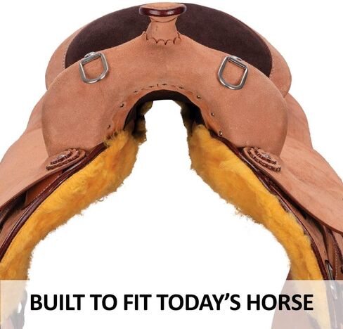 Schneiders Work and Trail II Western Saddle | Lightweight Fiberglass Tree | Roughout Design | Padded Seat | Heavy-Duty Hardware in Saudi Arabia