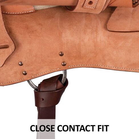 Schneiders Work and Trail II Western Saddle | Lightweight Fiberglass Tree | Roughout Design | Padded Seat | Heavy-Duty Hardware in Saudi Arabia
