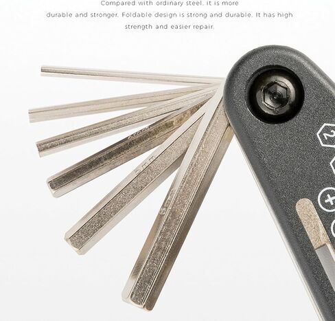 16-in-1 Bike Repair Kit Bikes Multitool Set with Wrench Screwdriver for Camping Travel, Maintenance Essentials Safety Kit, Protable Multi Function Accessories for Bicycle Mountain Road Bikes in Saudi Arabia