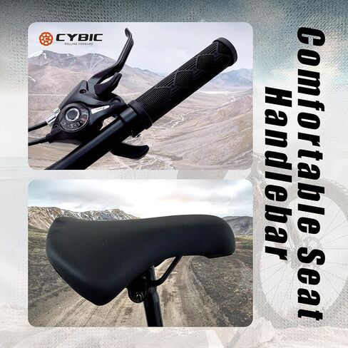 دراجة جبلية CYBIC، دراجة جبلية بنظام التعليق الأمامي، قرص 21 سرعة، شباب/بالغين للرجال والنساء، دراجات المدينة للركاب in Kuwait