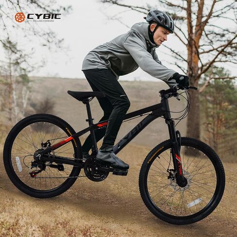 دراجة جبلية CYBIC، دراجة جبلية بنظام التعليق الأمامي، قرص 21 سرعة، شباب/بالغين للرجال والنساء، دراجات المدينة للركاب in Kuwait