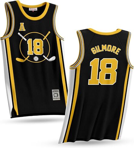 Happy Gilmore #18 Jersey Boston Adam Sandler 1996 Movie Basketball Stitched S-5XL, 90S Hip Hop Clothing for Party in Kuwait
