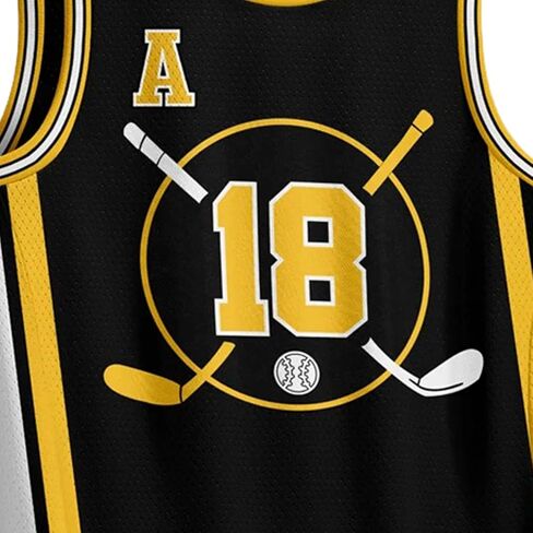 Happy Gilmore #18 Jersey Boston Adam Sandler 1996 Movie Basketball Stitched S-5XL, 90S Hip Hop Clothing for Party in Kuwait