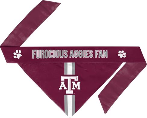 Littlearth NCAA للجنسين NCAA Pet Bandana - باندانا ذات وجهين مع رسومات الفريق على كل جانب in Saudi Arabia