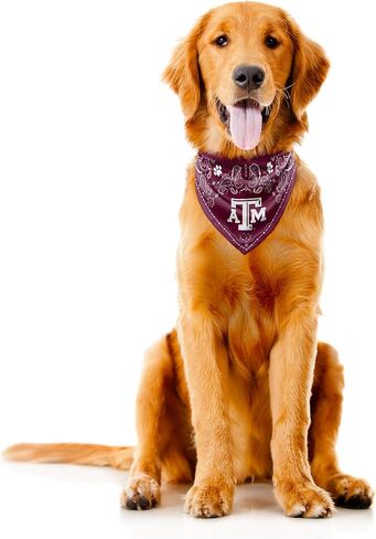 Littlearth NCAA للجنسين NCAA Pet Bandana - باندانا ذات وجهين مع رسومات الفريق على كل جانب in Saudi Arabia