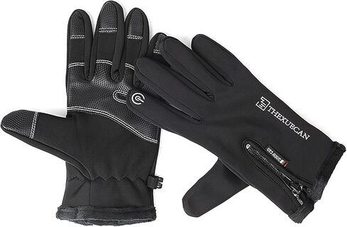 for Bike Gloves Winter Thermal Windproof Warm Full Finger Cycling Glove Gloves for Men in Saudi Arabia