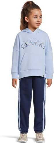طقم بلوفر بغطاء للرأس من adidas للفتيات (طفل صغير/طفل صغير) in Saudi Arabia