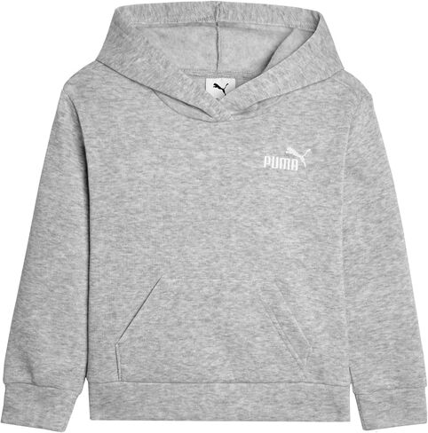PUMA girls Essential Basics Logo Pullover Hoodie, Fleece Sweatshirt, Large Front Pocket in Saudi Arabia