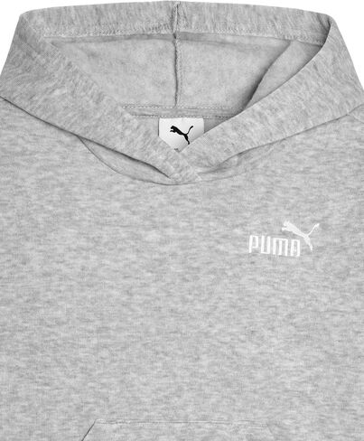 PUMA girls Essential Basics Logo Pullover Hoodie, Fleece Sweatshirt, Large Front Pocket in Saudi Arabia