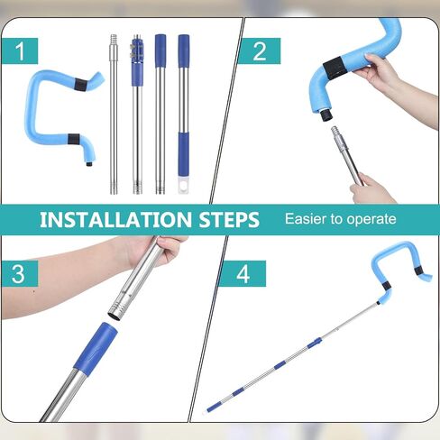 Volleyball Spiking Trainer - Adjustable Length 62" to 85", Ideal for Serving, Spiking & Jumping Drills, Realistic Ball Feel - Perfect Training Equipment for Beginners & Professionals (No Ball) in Saudi Arabia