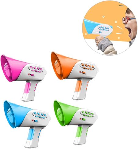 مكبر صوت مغير الصوت قطعة واحدة من BESTonZON لمكبر الصوت المحمول مع معدلات الصوت، إيقاعات DIY ممتعة إبداعية للأولاد، البطارية غير متضمنة in Saudi Arabia