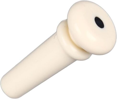 Acoustic Guitar Tailnail Peg Replacement Plastic Bass String End Pin Strap Fixing Lightweight Compact Glossy Appearance (Black) in Saudi Arabia