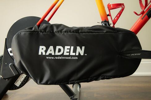 Indoor Bike Trainer Chain Cover, Protective Drivetrain Guard, Padded Chainstay Cover, for Storage or Travel, Chain ring guard, Keep Pets off Bike Chain, Black in Saudi Arabia
