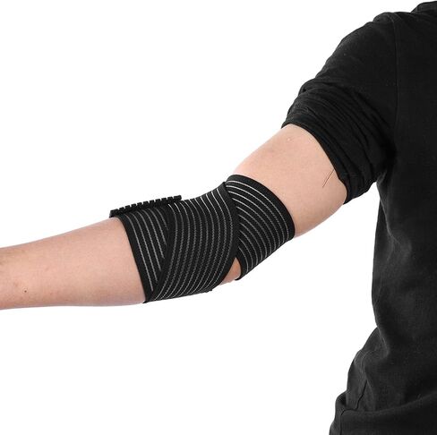 Drfeify Breathable Straps Wraps Elbow Bandage Sleeve Hook & Loop Brace for Hiking and Basketball in Saudi Arabia