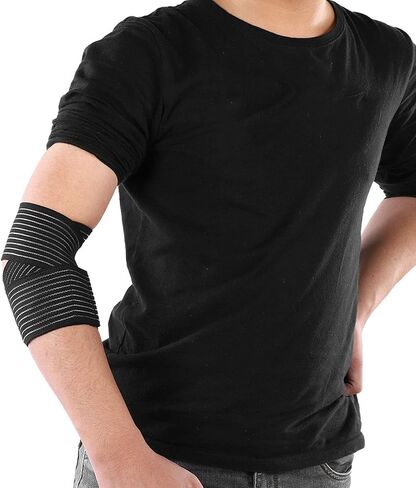 Drfeify Breathable Straps Wraps Elbow Bandage Sleeve Hook & Loop Brace for Hiking and Basketball in Saudi Arabia