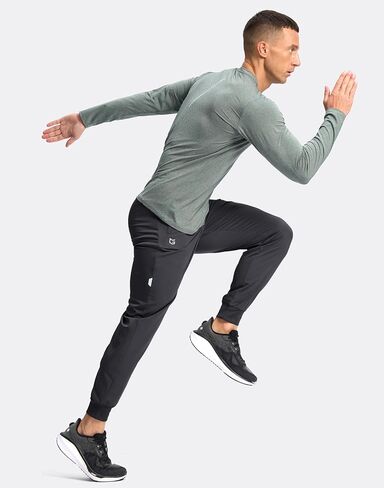 بنطال رياضي G Gradual للرجال مع جيوب بسحاب خفيف الوزن للتمرين الرياضي سريع الجفاف للرجال للجري والمشي لمسافات طويلة in Kuwait
