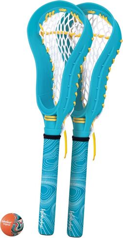 مجموعة Waboba Mini Water Lacrosse ممتعة لألعاب الشاطئ وألعاب حمام السباحة - تأتي مع كرة نطاطة مائية أصلية - حجم صغير للسفر in Saudi Arabia