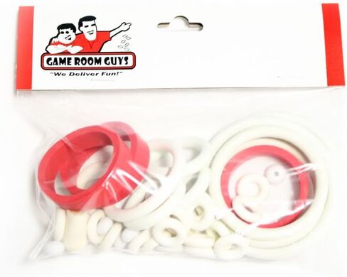 مجموعة حلقات مطاطية بيضاء من Game Room Guys Bally Eight Ball Champ Pinball in Saudi Arabia